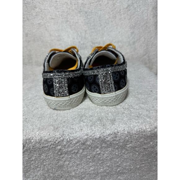 Bradford Exchange 2019 Pittsburg Steelers Canvas Tennis Shoes Size 5 - Picture 5 of 7